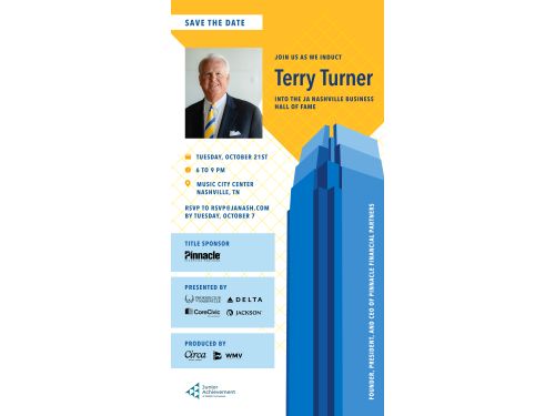 JA Nashville Business Hall of Fame Invite
