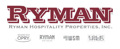 Logo for sponsor Ryman Hospitality Properties, Inc.